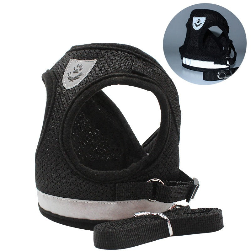 The New Pet Chest Strap Undershirt Dog Leash Reflective Breathable Dog Rope Pet Supplies - image 10