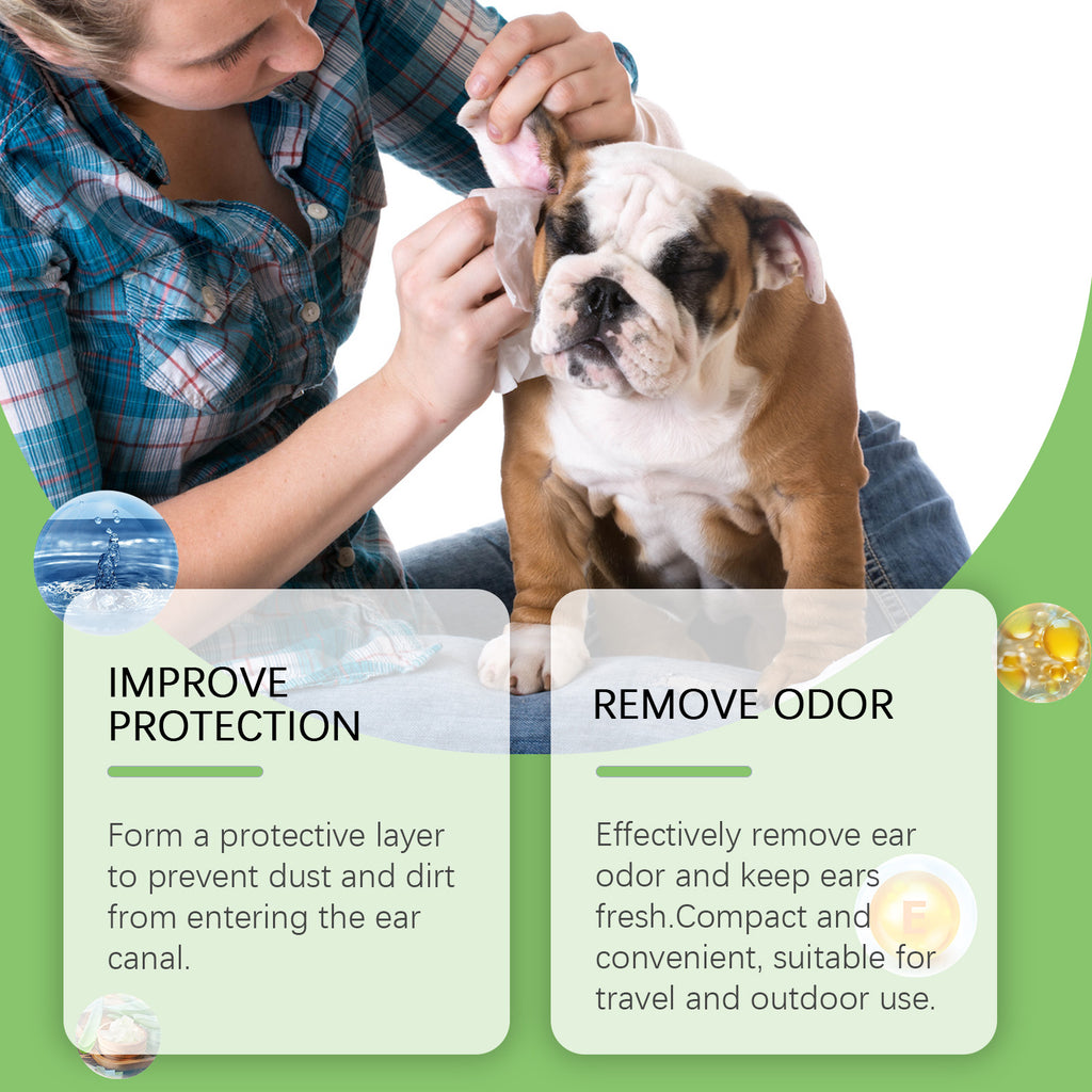 Ear Cleaning Pad For Cats And Dogs Soothes Pet Ear Canal Discomfort And Cleans Ear Dirt - image 5