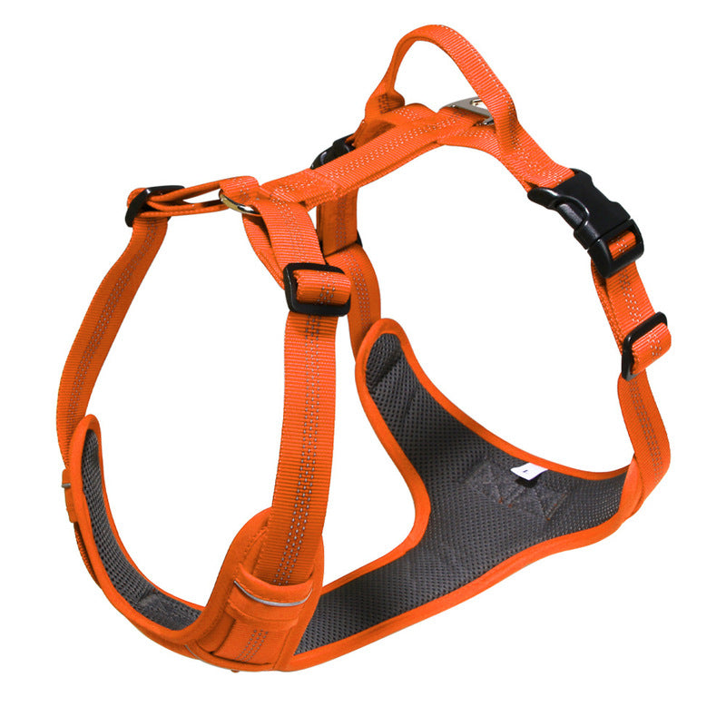 Breathable Reflective Dog Harness Vest, Outdoor No-Pull Escape-Proof Harness with Leash for Large & Medium Dogs - image 8