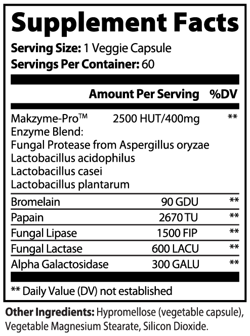 Nutrinex Digestive Enzyme Pro Blend Supplement - 60 Count - view 6