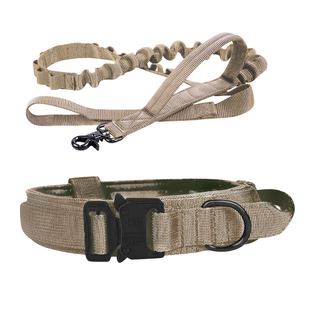 Tactical Dog Collar Dog Leash Tactical Collar Dog Leash Pet Outdoor Collar Training Pet Supplies - image 5