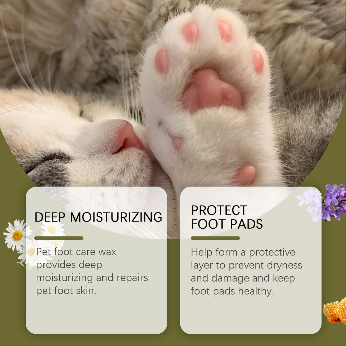 Yegbong Claw Care Cream For Dogs And Cats, Gentle Moisturizing And Softening Foot Pad, Pet Claw Care Cream - image 3