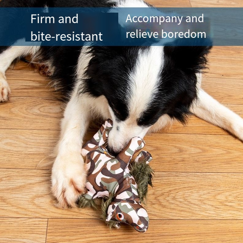 Dog plush toys sound out and interact to relieve boredom bite resistance outdoor hunting training pet dogs - image 3