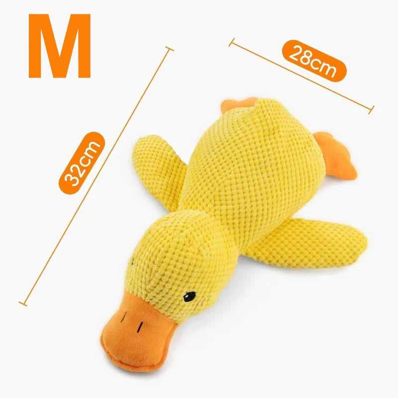 Dogs' Plush Companion Duck Toy for Biting and Teeth Cleaning with Sound, Fun for Cats and Pets - Charging Duck - image 7