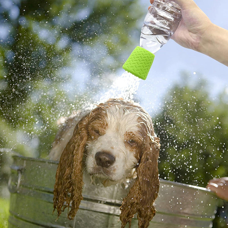 Silicone Pet Shower Head Portable Pet Bathing Shower Tool Outdoor Cat and Dog Cleaning Grooming Supplies - image 2