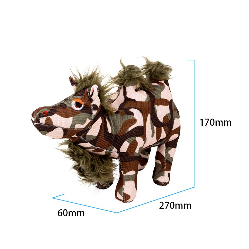 Dog plush toys sound out and interact to relieve boredom bite resistance outdoor hunting training pet dogs - image 4
