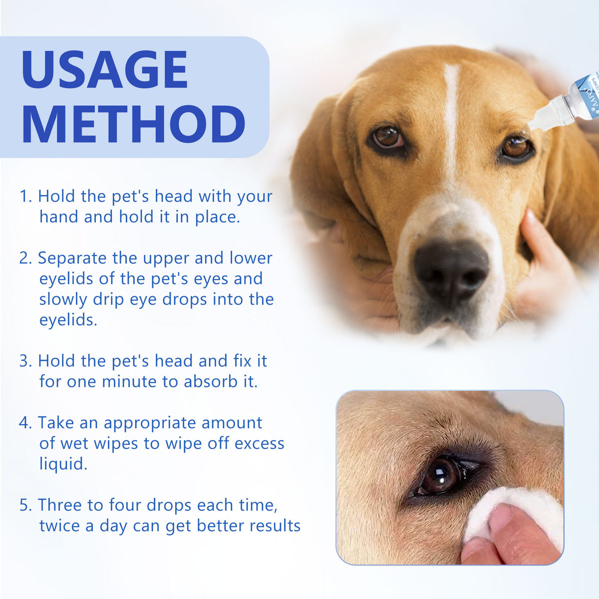 Pet Eye Drops – Dog & Cat Eye Wash & Tear Stain Remover - image 5
