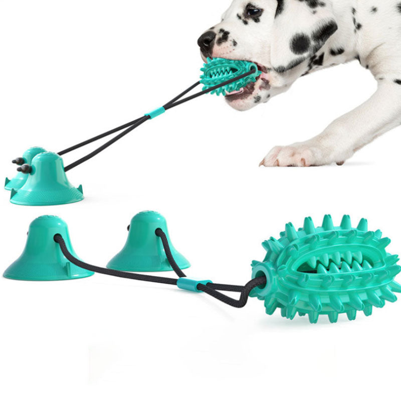 Pet Supplies New Cactus Ball Teething Stick Dog Toys Dog Suction Cup Venting Bite Resistant Toys - image 5