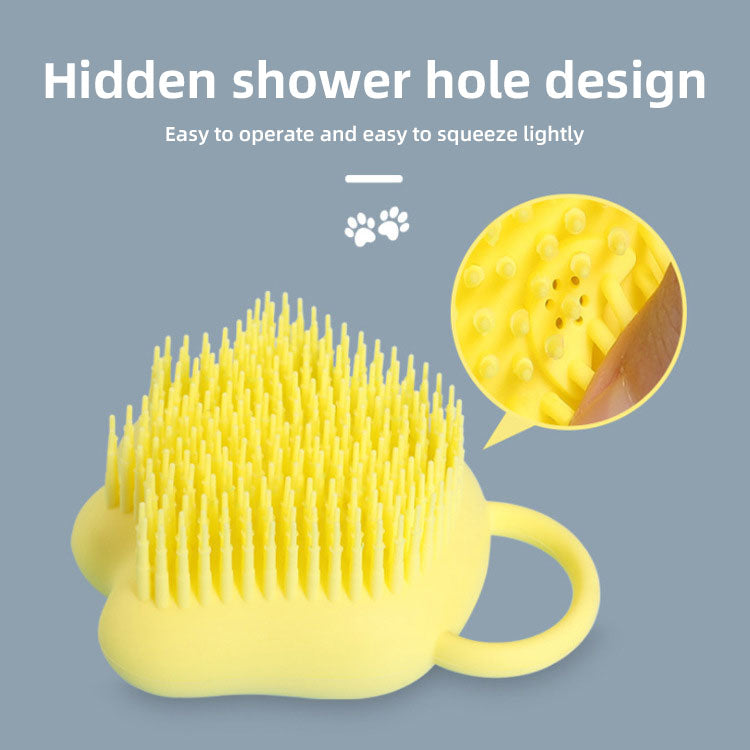 Pet Shower Brush Can Put Bath Soap In - image 3