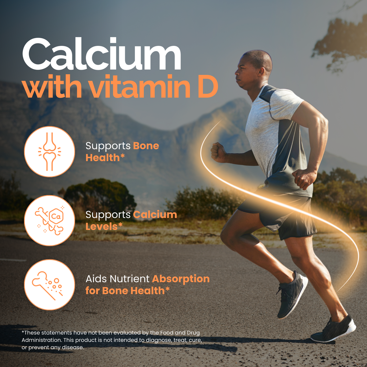 Halal Calcium + Vitamin D3 Tablets (3-Pack) - view 4