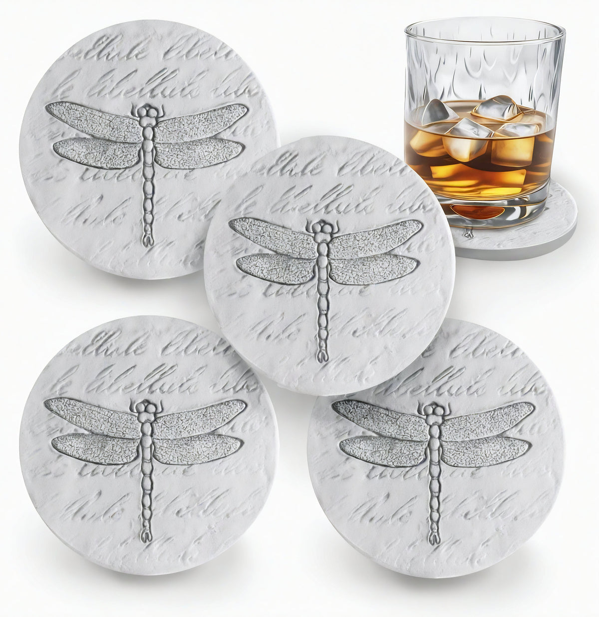 Dragonfly Drink Coasters — McCarter Coasters