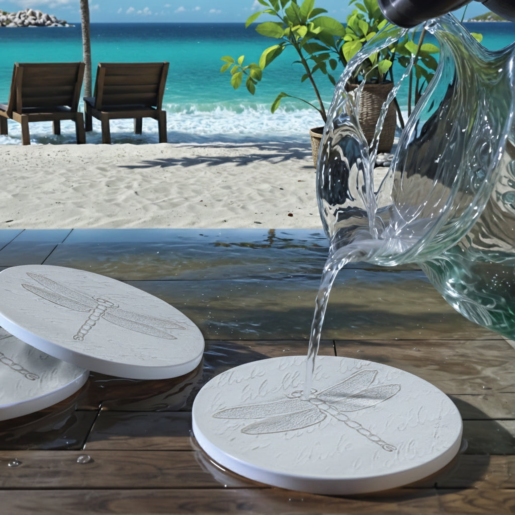 Dragonfly Drink Coasters — McCarter Coasters