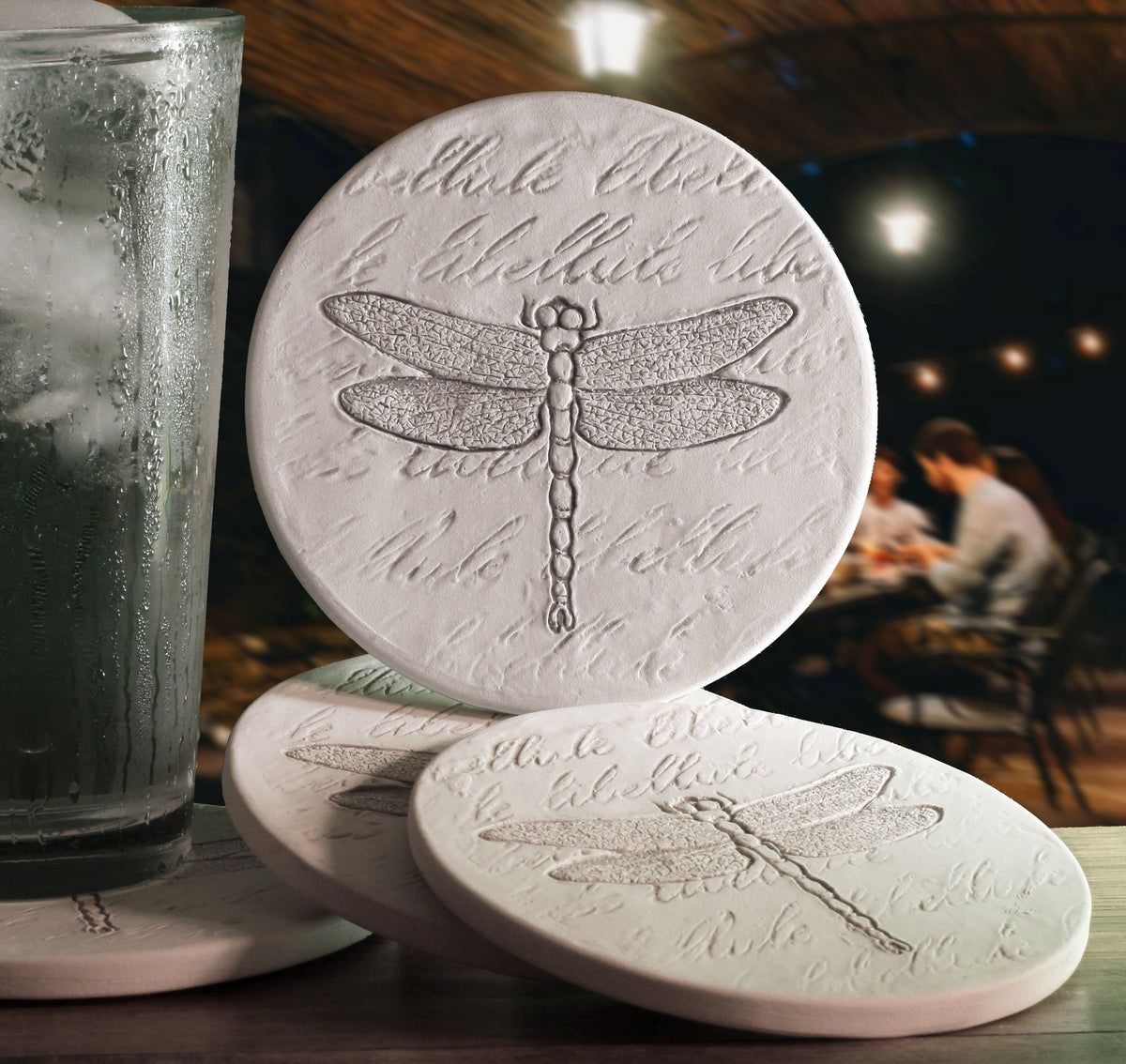 Dragonfly Drink Coasters — McCarter Coasters
