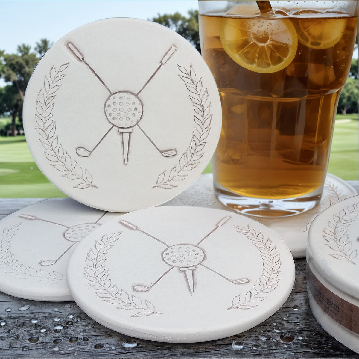 Golf Drink Coasters - view 3