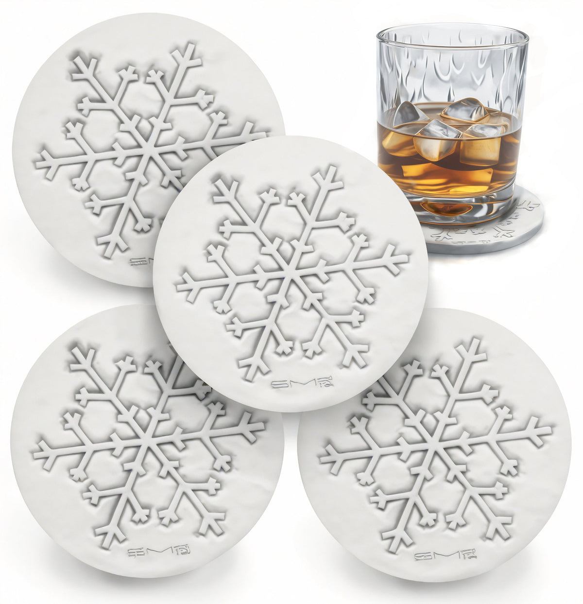 Snowflake Drink Coasters