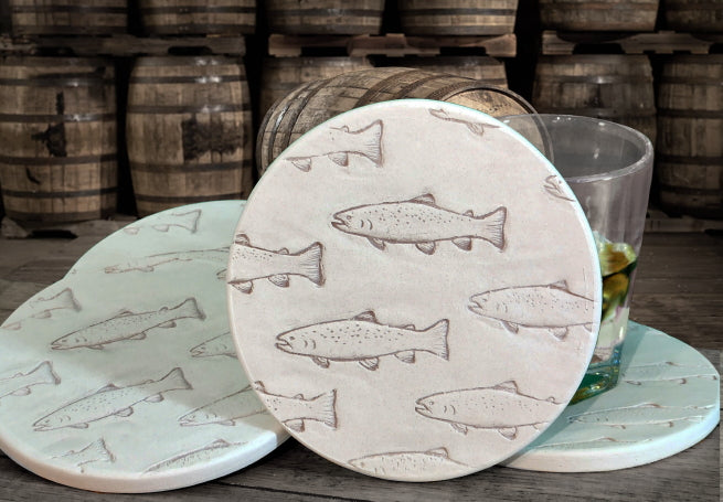 Trout Coasters - view 2