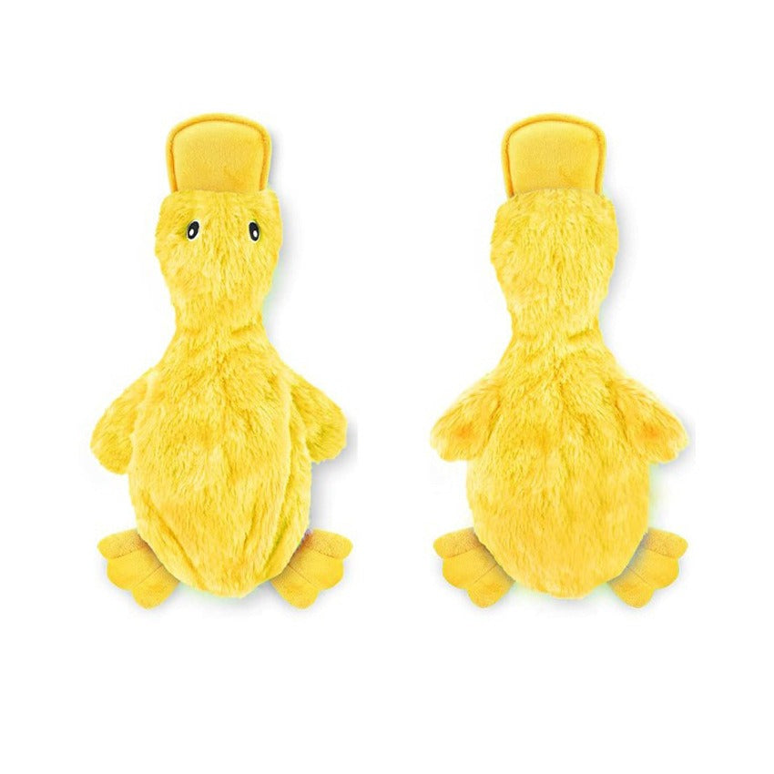 Pet Supplies Pet Filling Dog Toys Cute Unfilled Duck Chewing Plush Sound Toy Duck - image 5