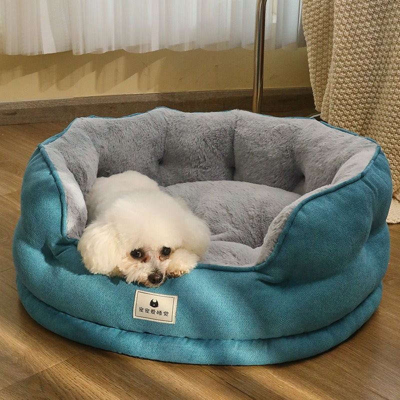 Doghouse Winter Warm Four Seasons Universal Small Dog Teddy Bichon Dog Bed Sofa Netflix Cat Nest Pet Supplies - image 5