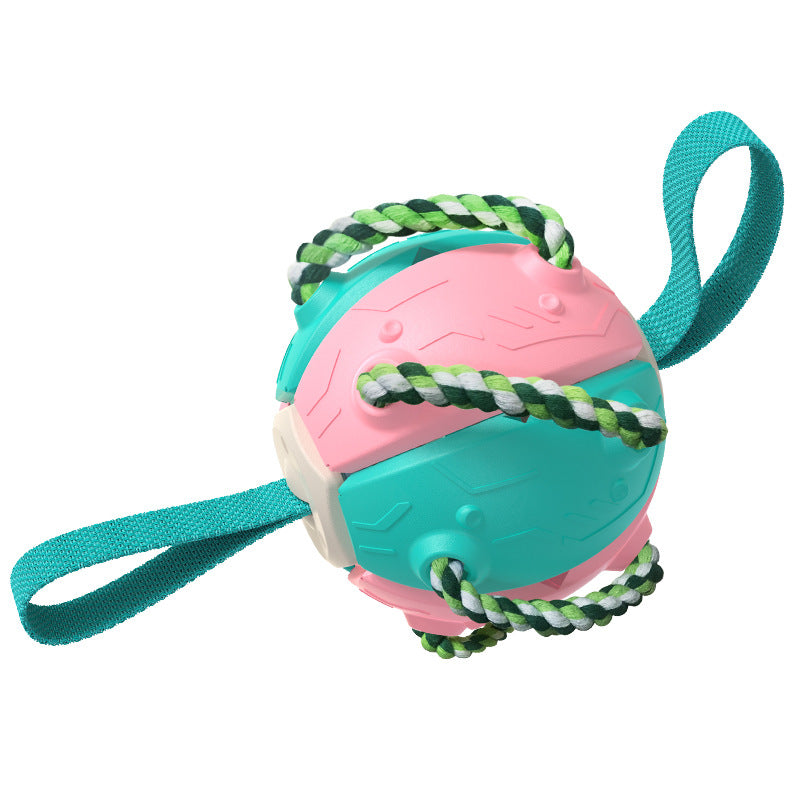 Pet Supplies Throwing Frisbee Outdoor Training Interactive Frisbee Football Dog Toy - image 7