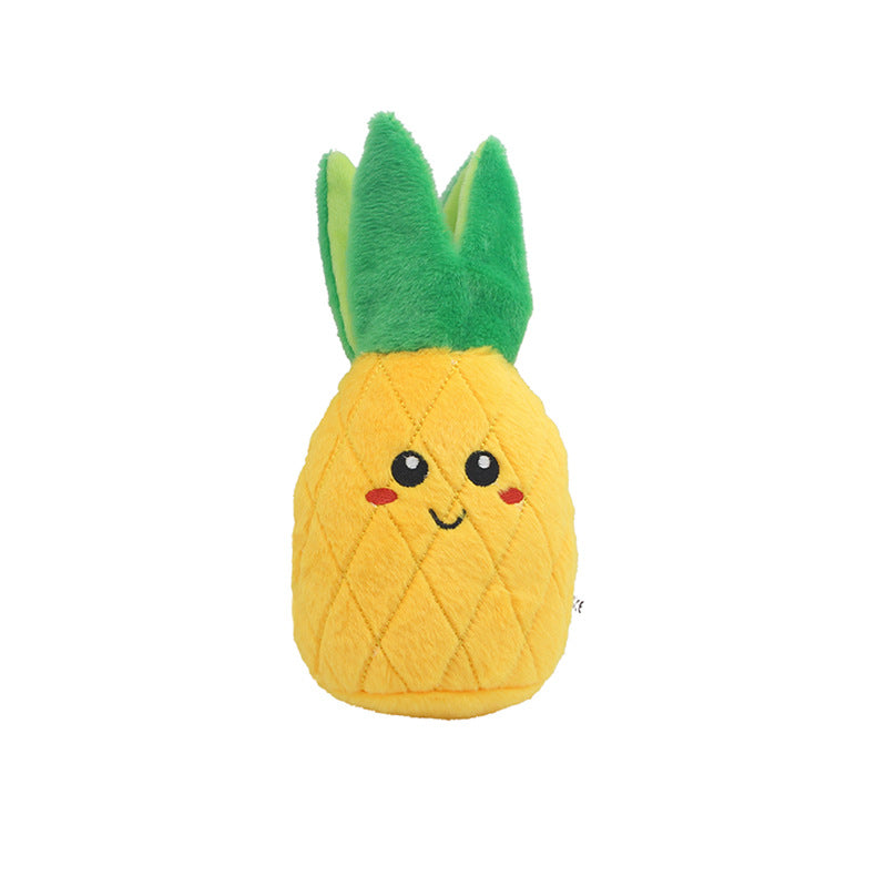 Pet Plush Sound Toys Fruits and Vegetables Dogs and Cats Educational Toys Supplies Cactus, Corn, Eggplant - image 7