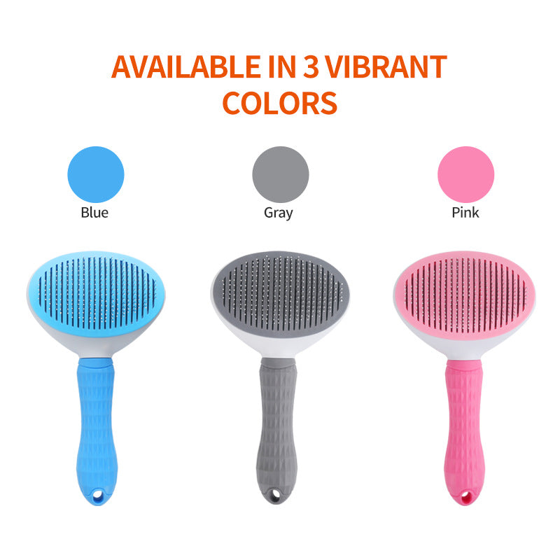 One-Click Hair Removal Pet Comb Automatic Hair Removal Dog Comb Pet Supplies - image 2