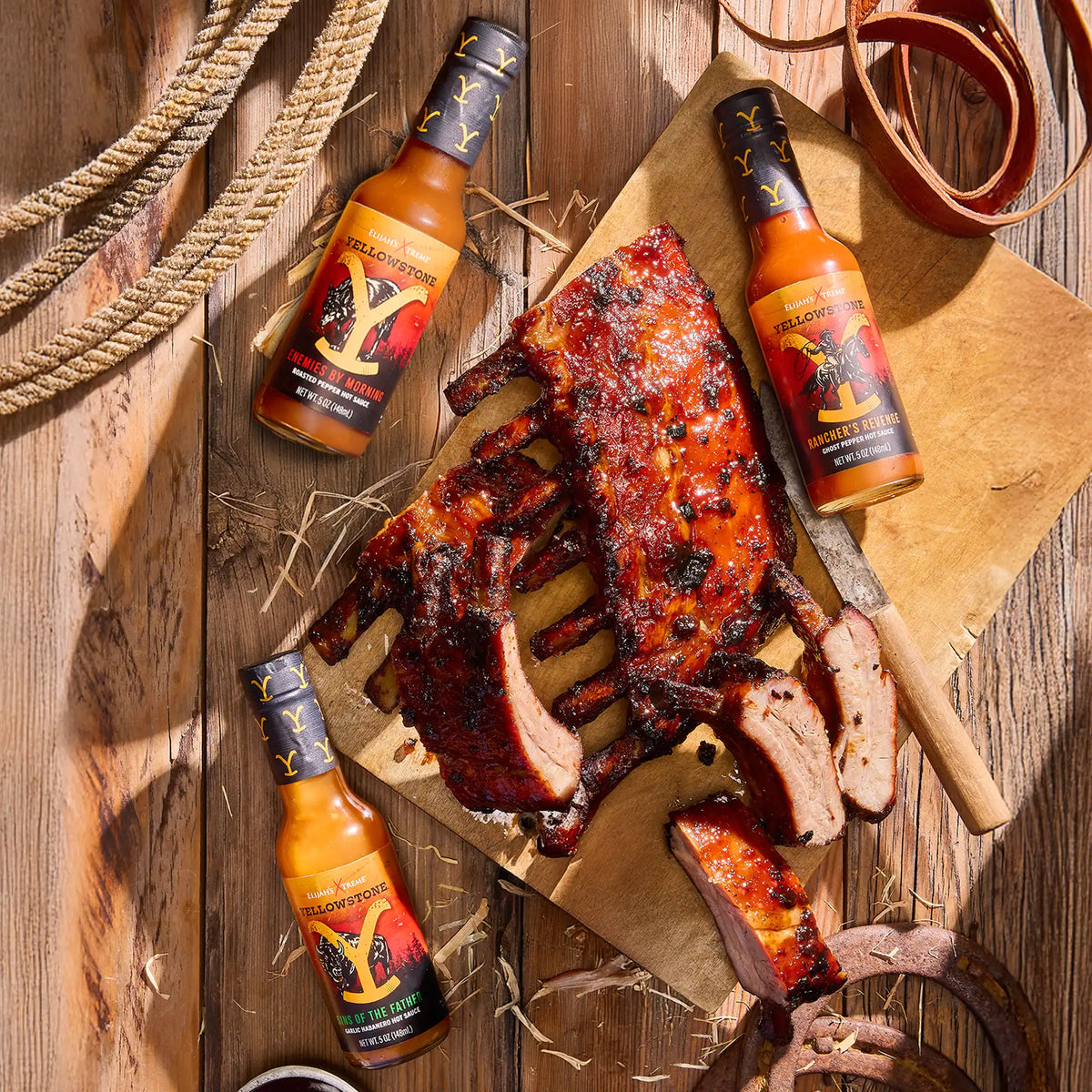 Yellowstone Hot Sauce Variety Pack 4 Bottles - view 6