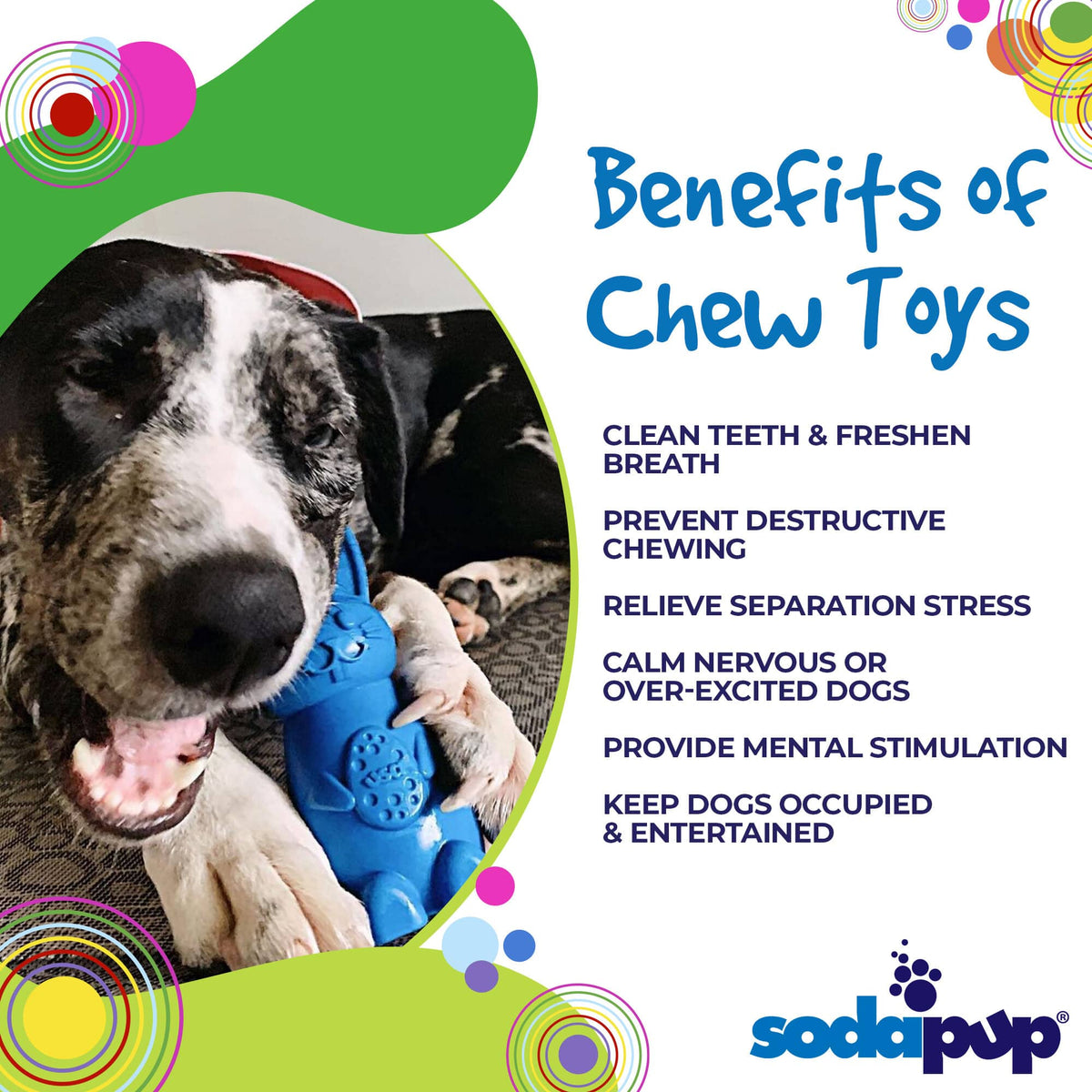 Bunny Nylon Chew Toy for Aggressive Chewers - Durable & USA Made - view 3