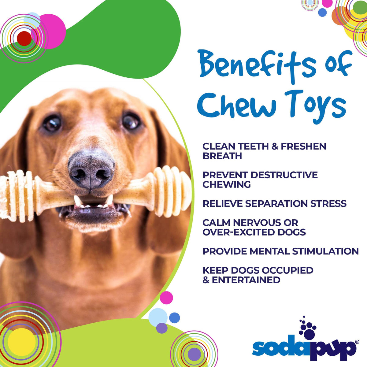 Honey Bone Nylon Dog Toy for Aggressive Chewers - USA Made - SodaPup - view 4