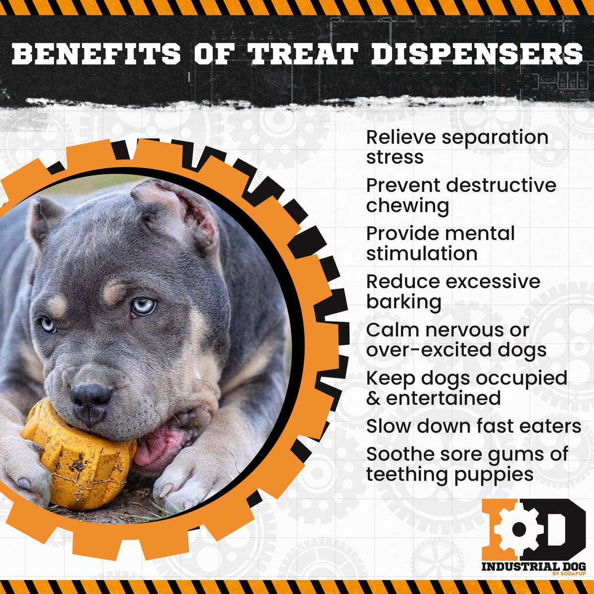 Gear eDispenser - Durable Rubber Yak Chew Holder & Treat Pocket - view 4