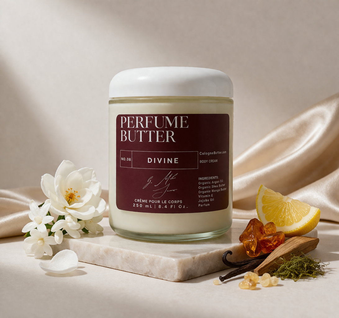 DIVINE – The Luxury Body Butter Perfume | Radiant Citrus, Floral & Warm Vanilla Scent | Elegant Fragrance for Women & Men | Perfume Butter — CB