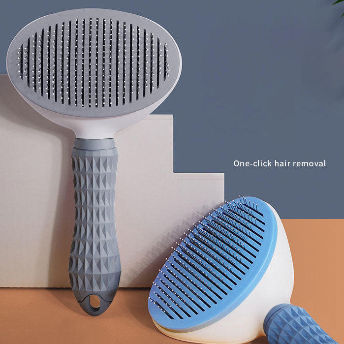 One-Click Hair Removal Pet Comb Automatic Hair Removal Dog Comb Pet Supplies - image 4
