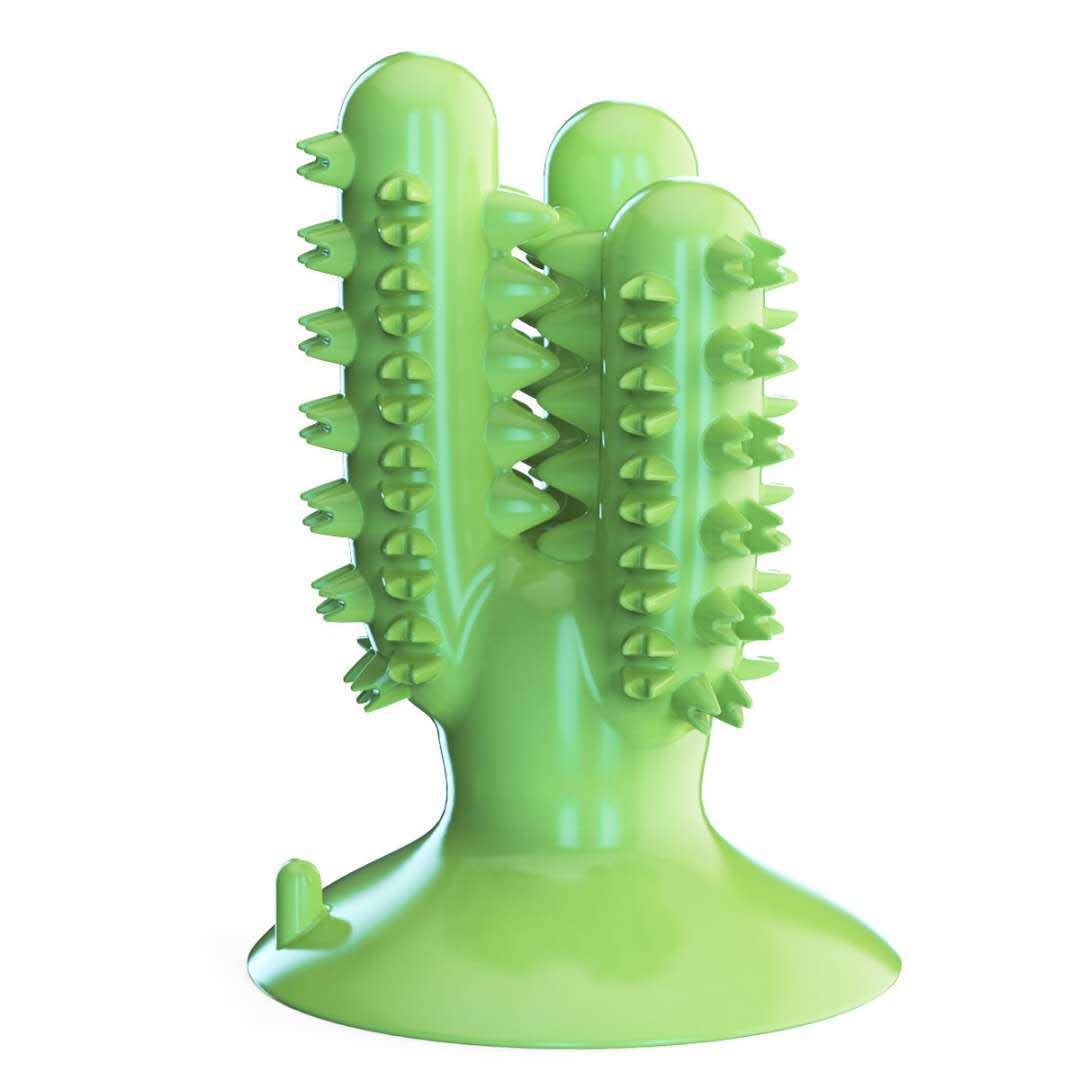 Dog Toothbrush Dog Teeth Cleaning Stick Leaking Device Bite-Resistant Pet Supplies - image 5