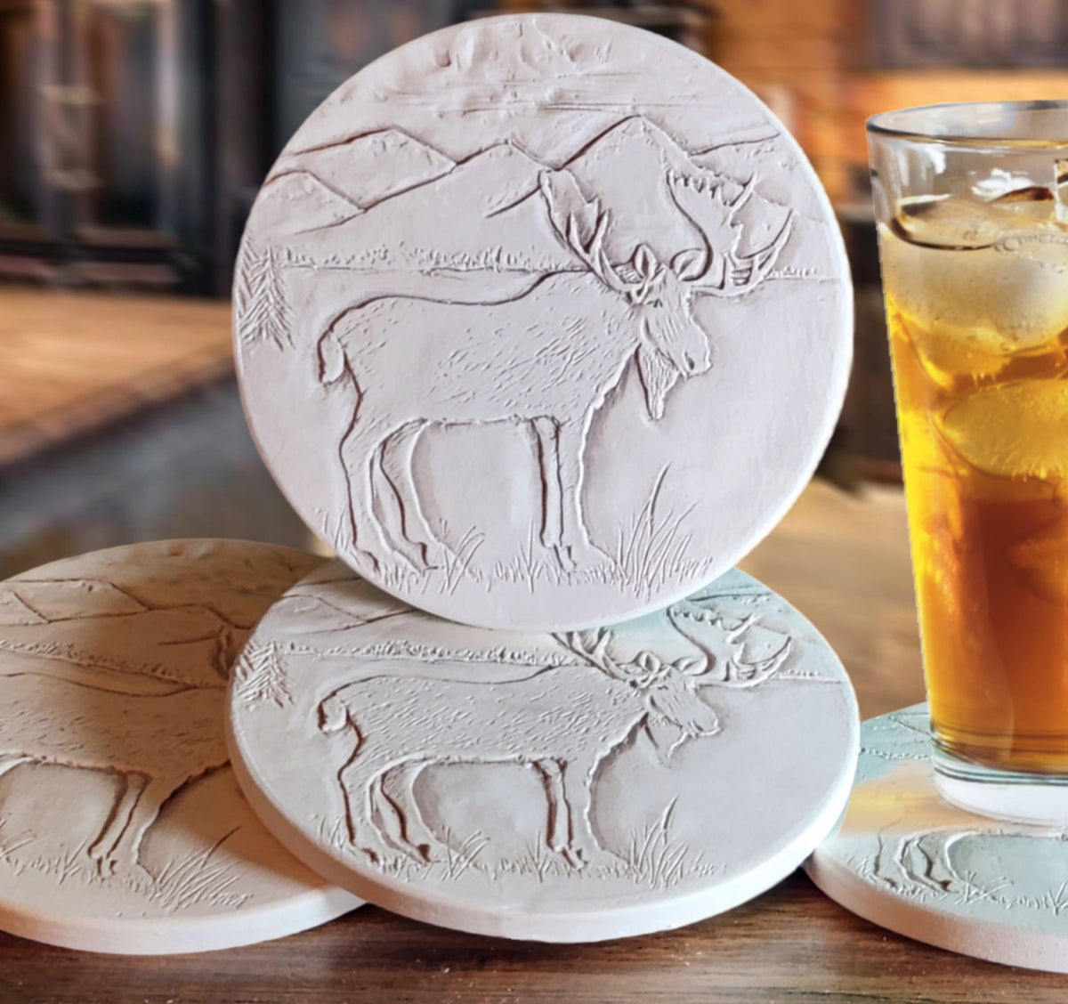 Moose Drink Coasters - view 2
