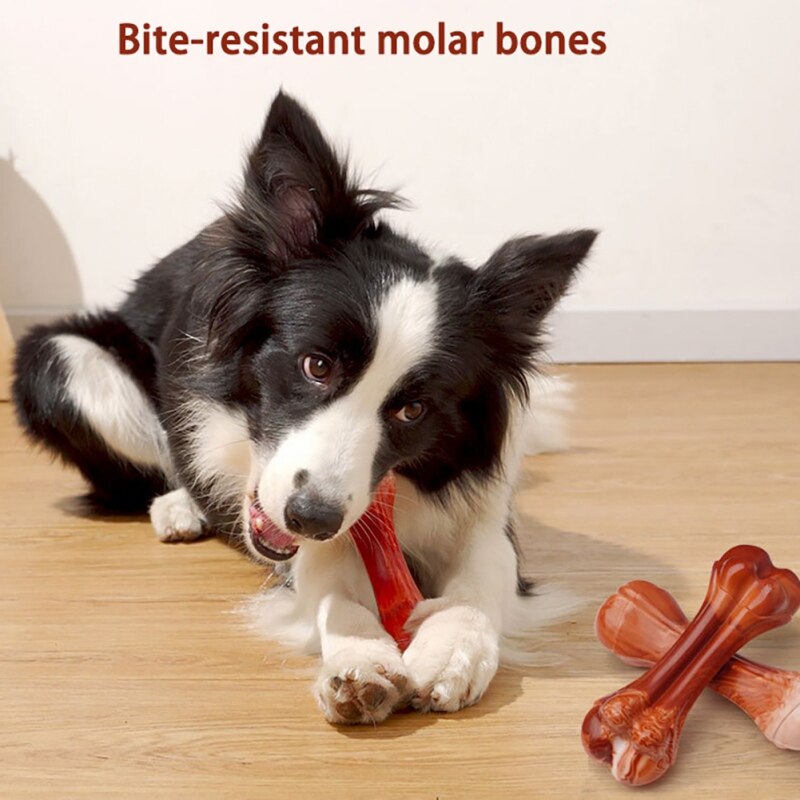 Dog Chew Toys For Aggressive Chewers Indestructible Durable Dog Toys Non-Toxic Food Grade Dog Bone Toy For Medium Large Dogs 