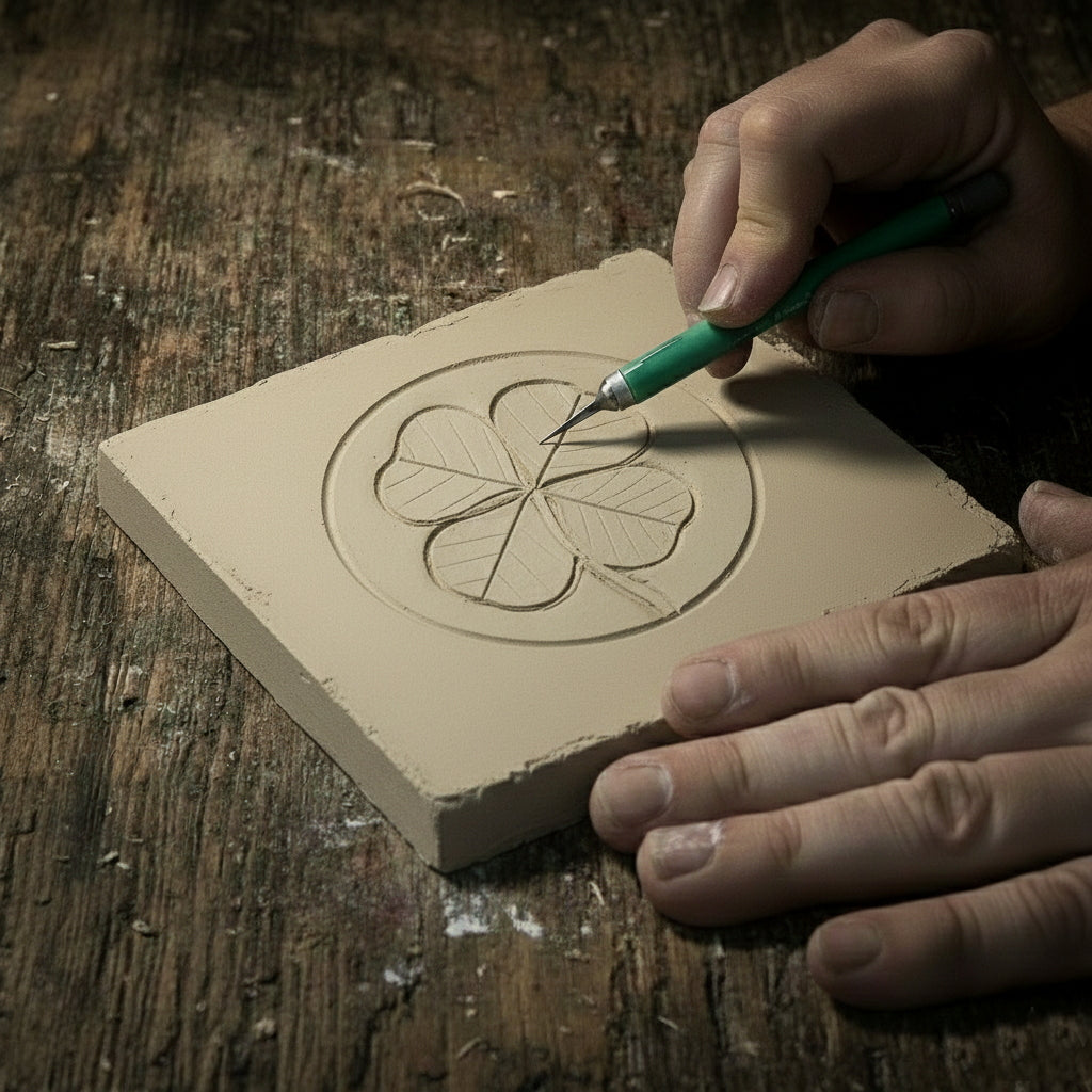 Four Leaf Clover Drink Coasters - view 3