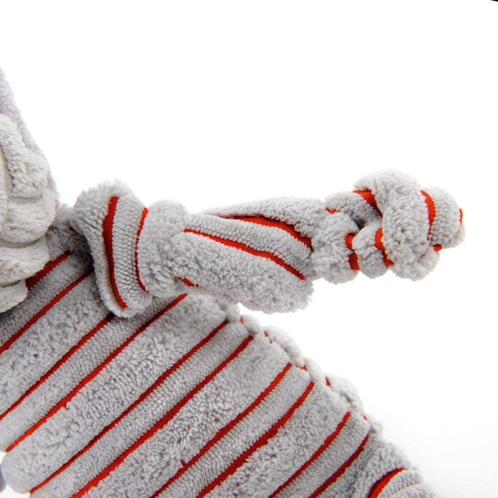 Pet Dogs Little Donkey and Pony Striped Toy Vocal Strong Resistance to Bite Puzzle Molar - image 3