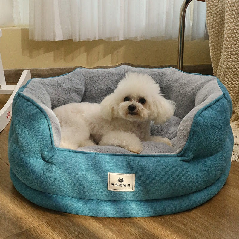Doghouse Winter Warm Four Seasons Universal Small Dog Teddy Bichon Dog Bed Sofa Netflix Cat Nest Pet Supplies - image 4