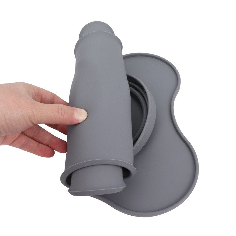 Portable Silicone Pet Bowl Folding Travel Dog Bowls Walking Water cat Bowl For Small Medium Dogs Cat Bowls Pet Eating Dishes 