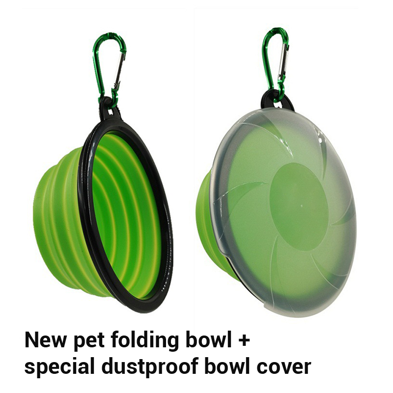 Small Silicone Dog Bowl Travel Folding Dog Bowl Tpe Pet Folding Bowl Outdoor Portable Dog Bowl - image 3