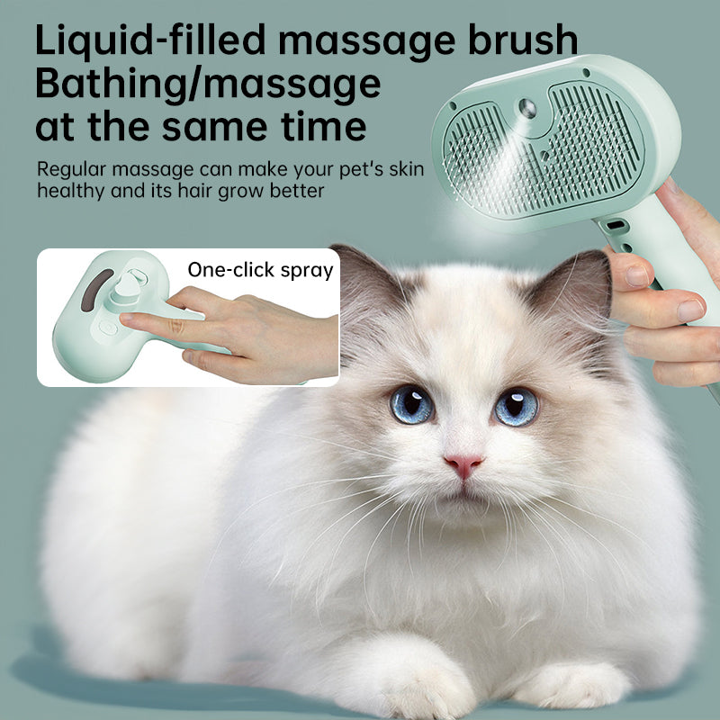 Upgraded Pet Electric Grooming Comb, Steam Hair Removal & Cleaning Set, Styling Accessories for Dogs & Cats - image 8