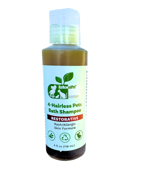 4-HAIRLESS PETS RESTORATIVE BATH SHAMPOO - 4 OZ. ($4.48/oz.) - view 2