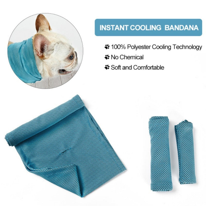Dog Cooling Bandana Scarf for Pet Polyester - image 4