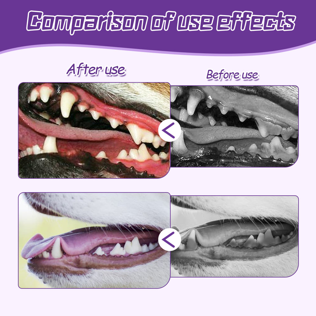 Pet Toothbrush For Dogs, Pet Oral Cleaning Dental Stains Dental Health Care - image 4