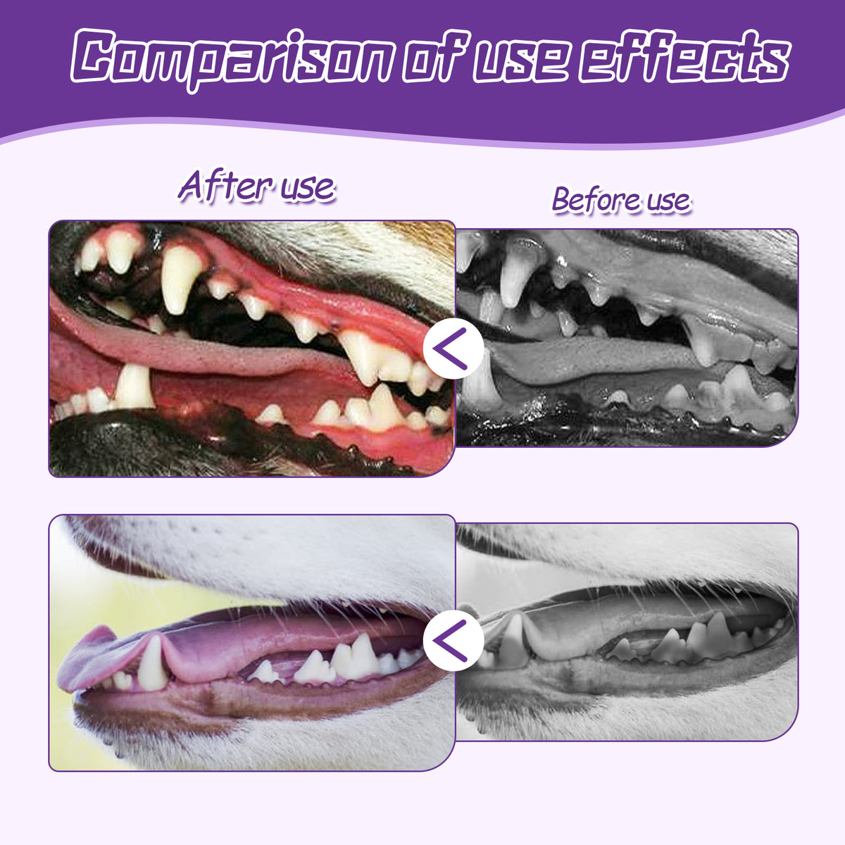 Pet Toothbrush For Dogs, Pet Oral Cleaning Dental Stains Dental Health Care - image 4