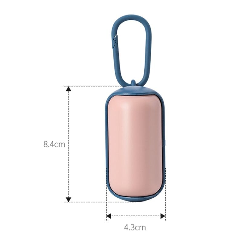 Dog Waste Poop Bag Dispenser Multipurpose Carrier Holder with 15 Garbage Bags Pet Supplies Outdoor - image 2
