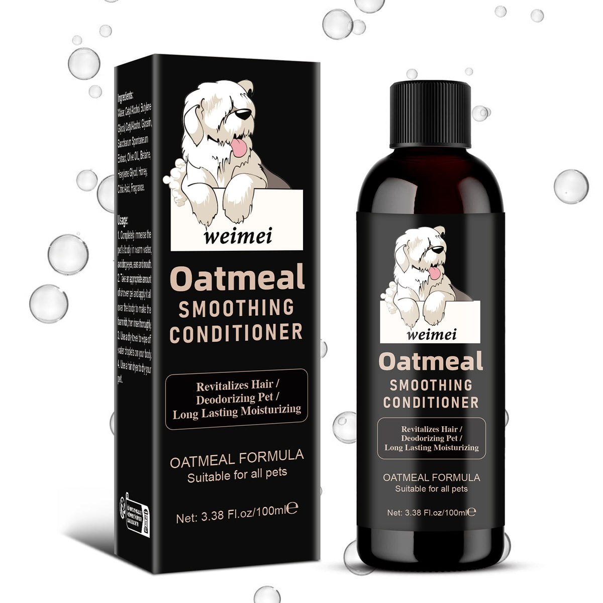 Pet Hair Conditioner Shampoo Moisturizing Nourishing Hair Shower Gel - image 4