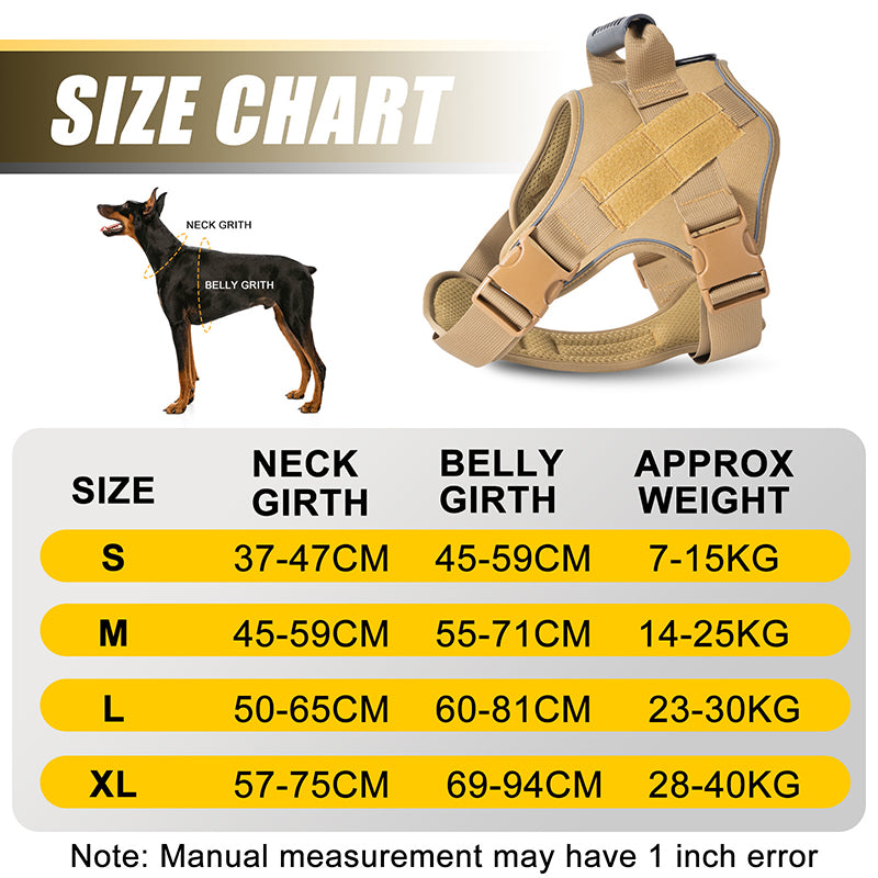 Tactical dog vest: for large dogs (German Shepherd, Golden Retriever) – training, military-style accessories. - image 12