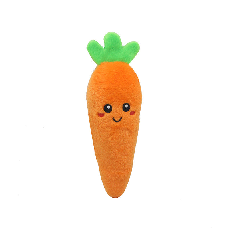 Pet Plush Sound Toys Fruits and Vegetables Dogs and Cats Educational Toys Supplies Cactus, Corn, Eggplant - image 10