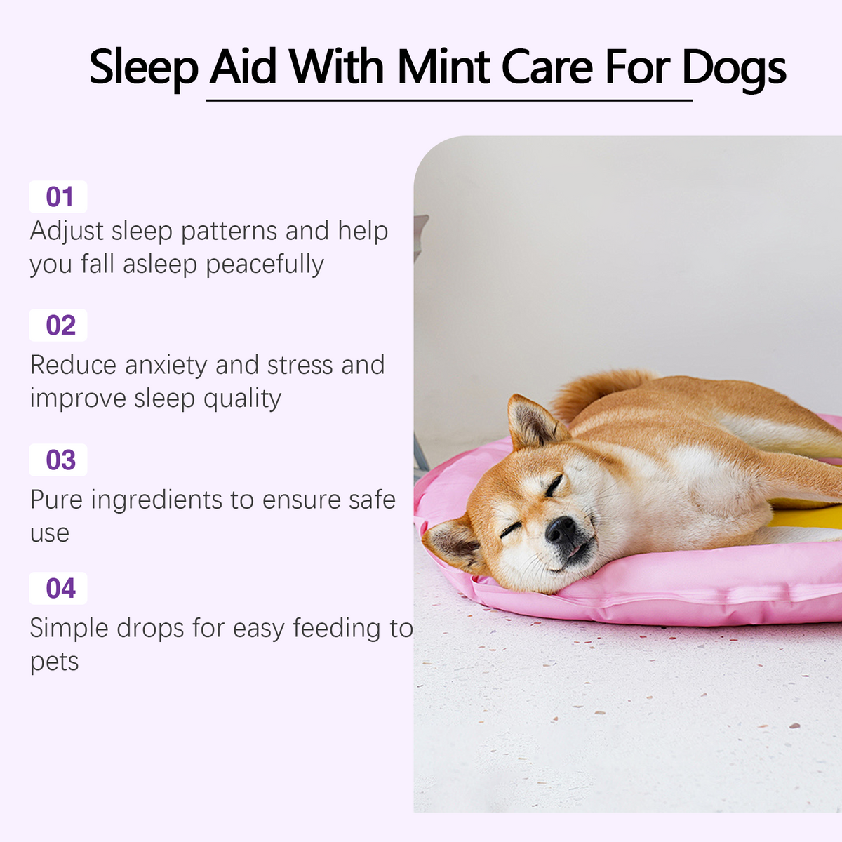 Dog Sleep Drops Pamper Dogs Sleeping At Night Pet Sleep Care Drops Supplement - image 3