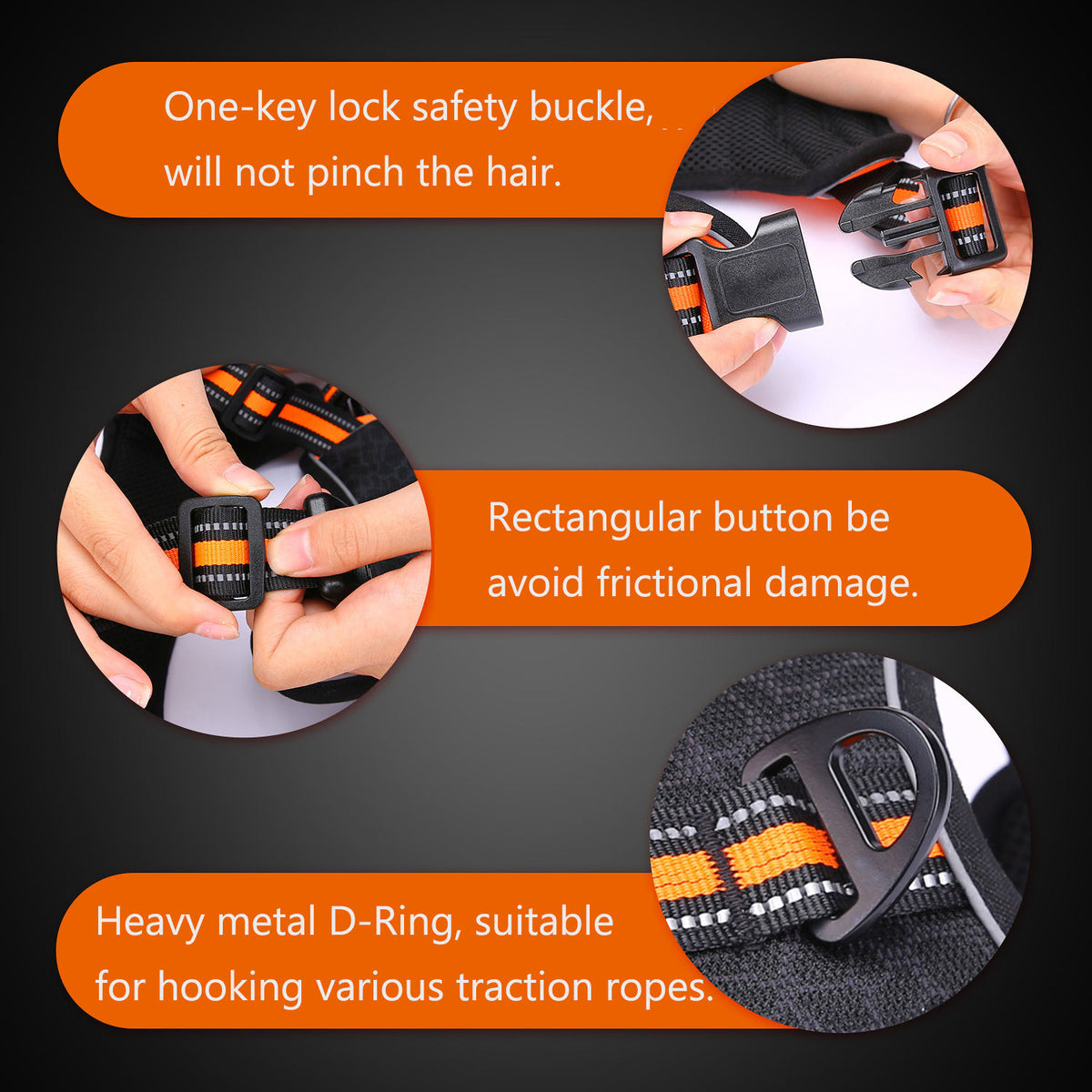 Pet Supplies Reflective Chest Strap Traction Rope Medium And Large Dogs Explosion-Proof Rush Dog Vest - image 5